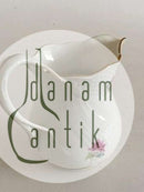 Herend Ungarn Flødekande, håndmalet blomster