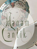 ヘレンド コルヌコピア（TCA）ソーサー付きソースボウル ハンガリー No.1520/1521