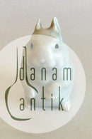 Royal Copenhagen Stoneware Figurine of Rabbit