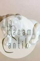 Heubach Lichte Figur af Engelsk Bulldog