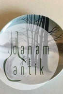 Heubach Platte dokoreret med vinterlandskab med træer