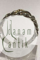 Niels Erik From Sterling Sølv Ring Guldudsmykning