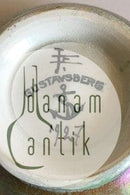 Gustavsberg Keramikskål med Rød/Grøn lustre glasur