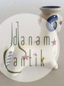 Kerzenständer aus Aluminiumoxid Fayence