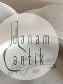 Rörstrand Leafshaped Dish with Blue Flowers