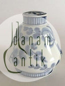 Schilfrohrtopf mit Deckel