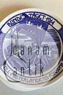 Rørstrand Platte "Bondetåget 1914 - Till Fosterlandes Försvar"