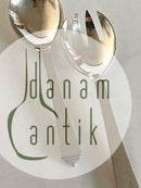 Georg Jensen Sterling Silver ピラミッド型サラダカトラリー