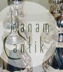 2 sæt Rococo Salt og Peberbøsser i Sølv fra Cohrs Sølvfabrik