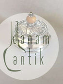 Kay Bojesen 琥珀色旋钮的银色盖子盒