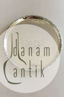 Set of 3 Glas coasters in Silver