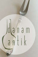 Meat Fork with silver Handle. Pattern looks like Diana.