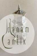 Sterling Silver Salt/Pepper shaker as a Chinese Tower