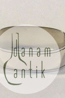 Danish Silver Napkin Ring with flower