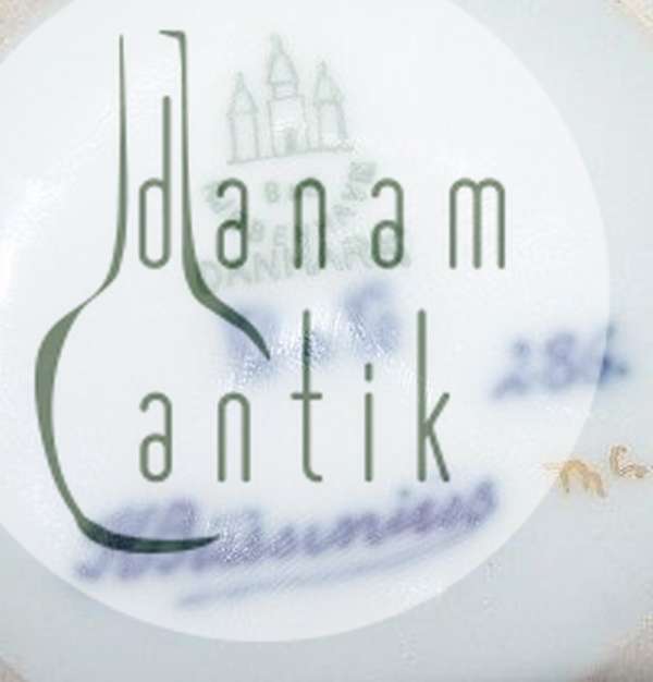 Bing & Grondahl Unique Art Nouveau Vase by K. Bussinius and gold by Theodor Larsen