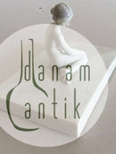 Bing & Grøndahl Art Nouveau Brevvægt med ung Kvinde No 1554