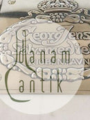 Georg Jensen Händler-Werbeschild aus Sterlingsilber