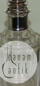 Georg Jensen Sterling Silver Bottle Stopper No 206 with glass carafe