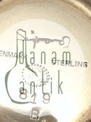 Set of 6 Georg Jensen Sterling Silver Sigvard Bernadotte Cocktail Cup No 819B