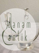 一对Georg Jensen纯银烛台 No 623