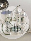 乔治-延森 "国王 "纯银调味品套装（编号741