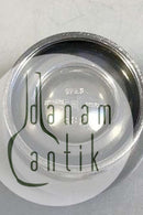 Georg Jensen Sterling Silver Pyramid Egg cup  with blue enamel No 585