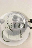 1915-1925年乔治-延森银质茶壶，带木柄，编号34