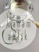 Georg Jensen Sterling Silver Blossom Small Tea Pot No 2A with Handle of Ivory