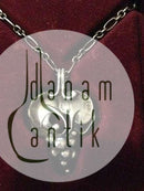 Georg Jensen 1996年的纯银周年纪念吊坠，带原包装盒和链条