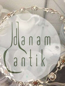 Georg Jensen Silberhalskette mit Bernstein Nr. 10