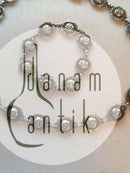 Georg Jensen Sterling Sølv Halskæde og Armbånd No 44