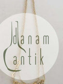 Georg Jensen Lina Falkesgaard 18K Guld Collier prydet med 10 diamanter.