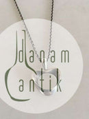 Georg Jensen Sterling Sølv Halskæde med Lille Hjertevedhæng