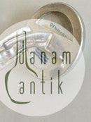 Georg Jensen Sterling Sølv Manchetknapper med Porcelæn Knap af Royal Copenhagen