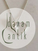 Georg Jensen纯银项链，心形吊坠，2006年