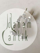 乔治-延森纯银耳钉