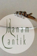 Georg Jensen Sterling Silber Armreif, "Mondscheintrauben"