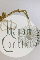 Georg Jensen Sterling Silber Marguerite Halskette (Brosche)