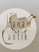 Georg Jensen Messing-Anhänger Nr. 5219 Kinderwagen von Ole Bent Pedersen