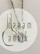 Georg Jensen Sterling Sølv 1999 Årsvedhæng med Rosakvarts og Kæde.