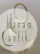 Georg Jensen 18K Gold Ring encrusted with small diamonds. No. 622