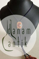 Georg Jensen Naja Salto Sterlingsilber-Emaille-Halskette Nr. 602