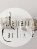 Georg Jensen Naja salto Manschettenknöpfe aus Sterlingsilber und Emaille