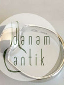 Georg Jensen Sterlingsilber-Kugelring Nr. 473 mit schwarzem Achat.