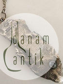 Georg Jensen Sterling Silber Halskette No 365 Fisch mit Mondsteinen