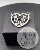 Georg Jensen Sterling Silver Brooch No. 242B