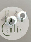 ジョージ ジェンセン スターリング シルバー カフリンクス No 203A (ダークストーン)