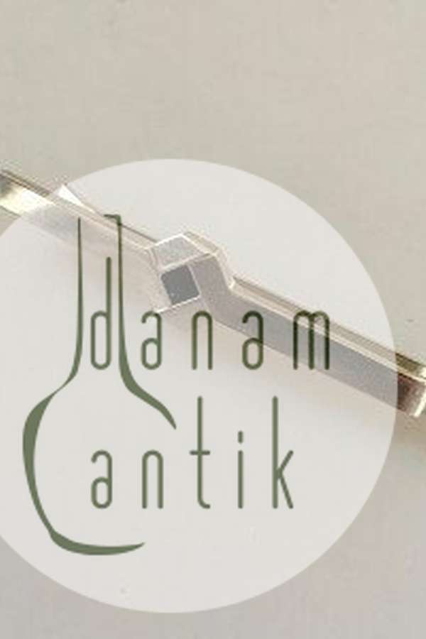 Georg Jensen Sterling Silver Slipsenål med Sort Onyx No 202