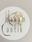 Georg Jensen 14K Gold Ring with Pearl No 105