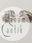 Georg Jensen Sterling Silver Earring No100